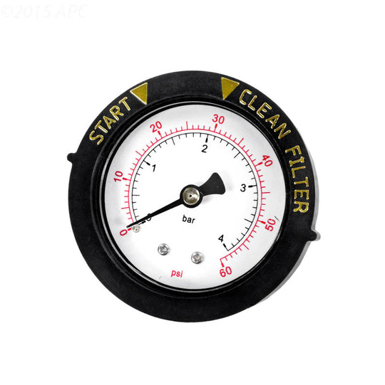 Pentair Pressure Gauge Rear Mount W/ Indicator - 190059Z