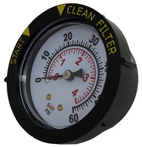 Pentair Clean and Clear/Predator Cartridge Filter, Pressure Gauge Back Mount (190059)