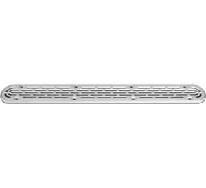 Aquastar Channel Drain Flat Grate Suction Outlet Cover w/Frame, 32 in., Dark Gray (32CDFLFR105)