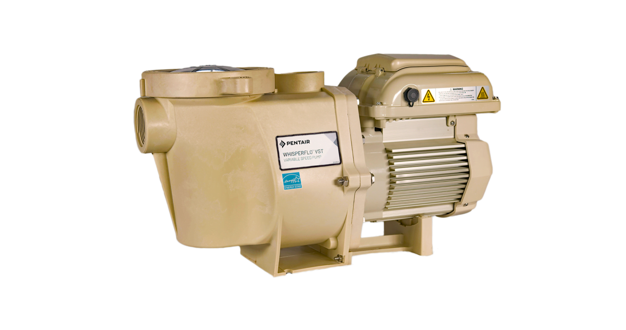 Pentair WhisperFlo VST 2.6 THP Variable Speed Pool Pump | 115-208-230V | 011533 EC-011533