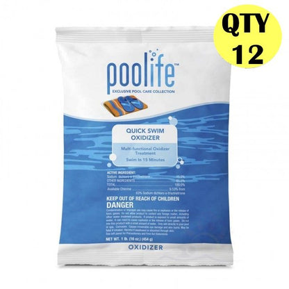 poolife® Quick Swim Oxidizer, 1 lb x 12 bags (22104)