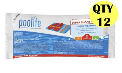 poolife® Super Shock 'n Swim, Cal-Hypo  12 x 1 lb (22409)