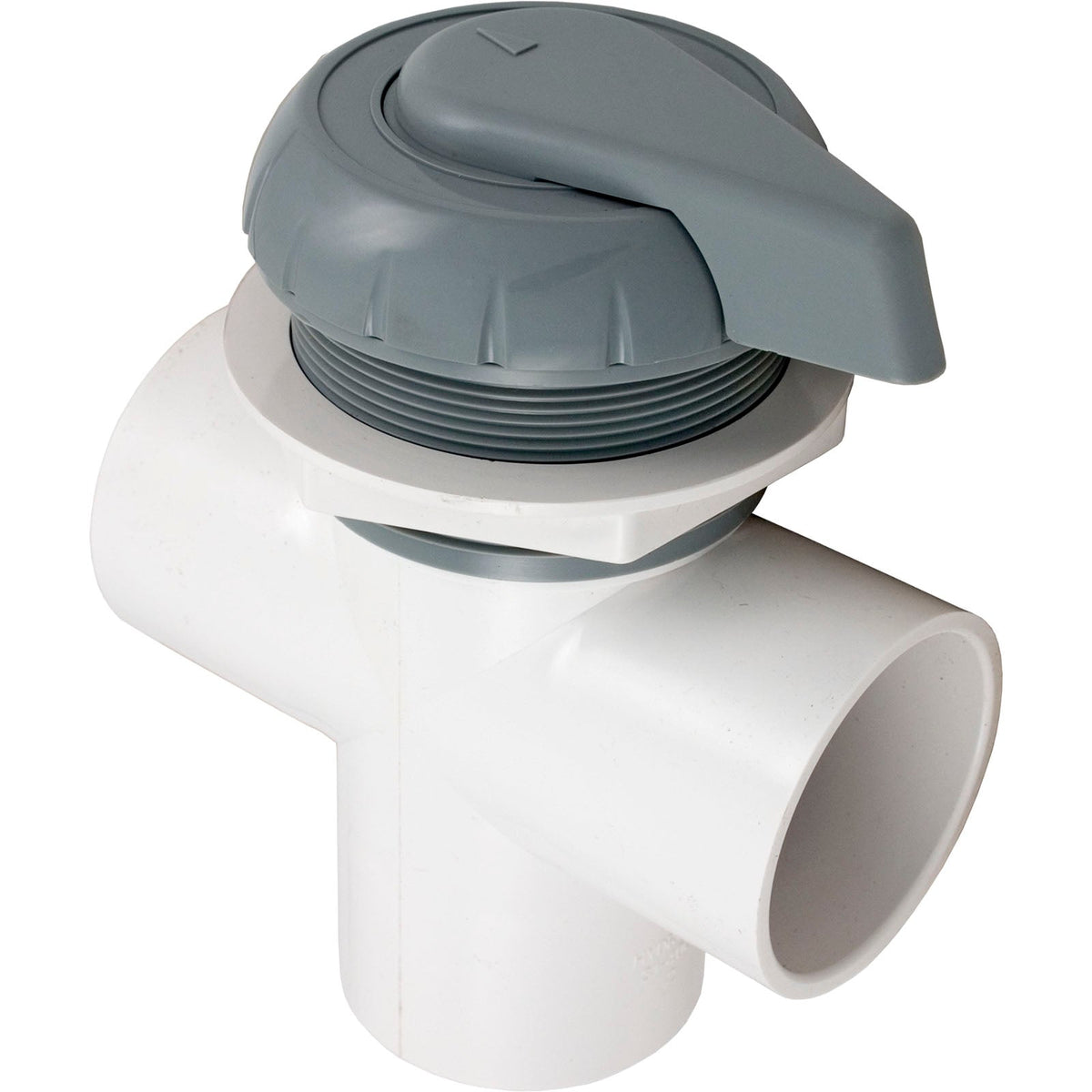 Horizon SPA & Pool Parts 3-PORT Hydroflow Valve 11-4000GRY 2" Gray - 26-470-1021