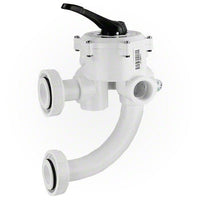 Pentair Multiport Backwash Backwash Valve, 1-1/2 in., Preplumbed for DE Filters (261177)