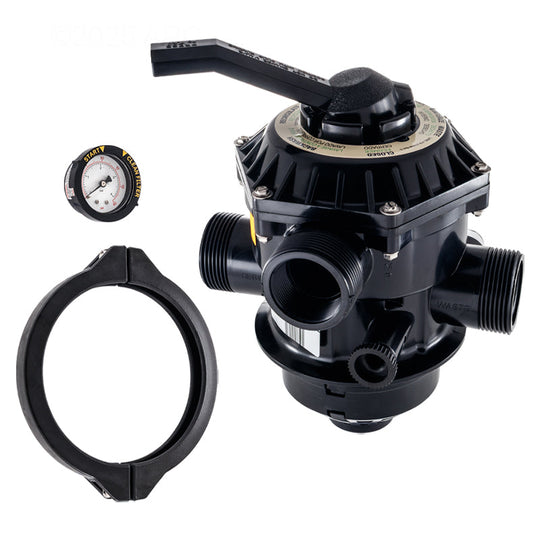 Pentair Tagelus 272526 ABS Clamp Style 6-Way Backwash MultiPort Valve; 1-1/2 Inch, 6 Inch Neck - 262506