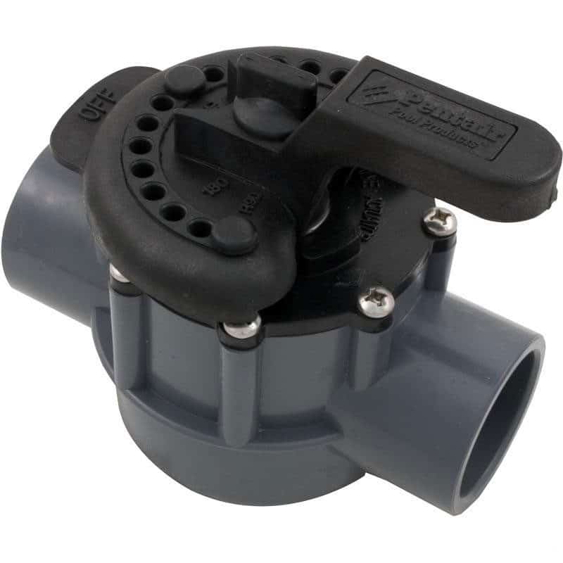 Pentair/Compool Lube-Free 2 Port, 1.5 in. x 2.0 in. PVC Valve (263038)