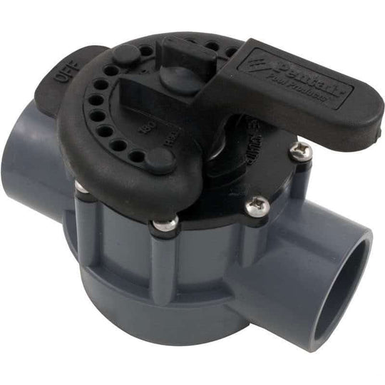 Pentair/Compool Lube-Free 2 Port, 1.5 in. x 2.0 in. PVC Valve (263038)