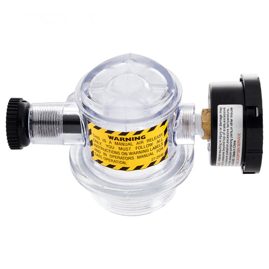 Pentair Clear Body Manual Air Relief Assembly - 273564Z