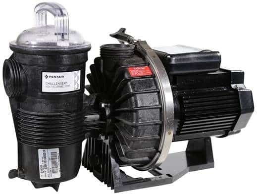 Pentair Challenger High Press. Pump, 1.0 HP, 3 Phase,TEFC Motor 208-230/460V, FR, 1.65 SF (345302)