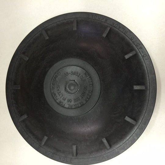 Pentair High Flow Challenger Chemical Resistant Lid, 8 inch, for Strainer Pot, 5HP Black (355914)