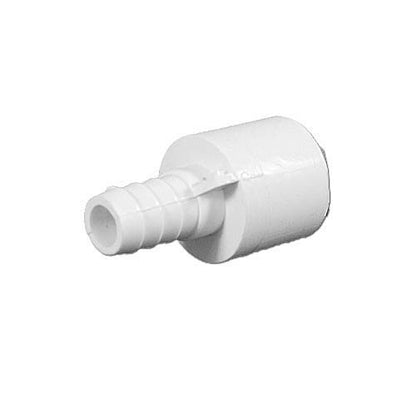 WaterWay PVC Ribbed Barb Adapter, 3/8"RB x 1/2"Spg (425-0210)
