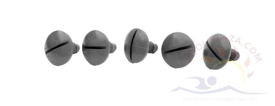 Pentair Legend Platinum/Truck Plastic Wheel Screw, Grey (Pk of 5) (LLC55PM)
