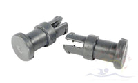 Pentair Legend Platinum/Truck Snap-Fit Vac Tube Posts, Grey (Pk of 2) (LLU147G)