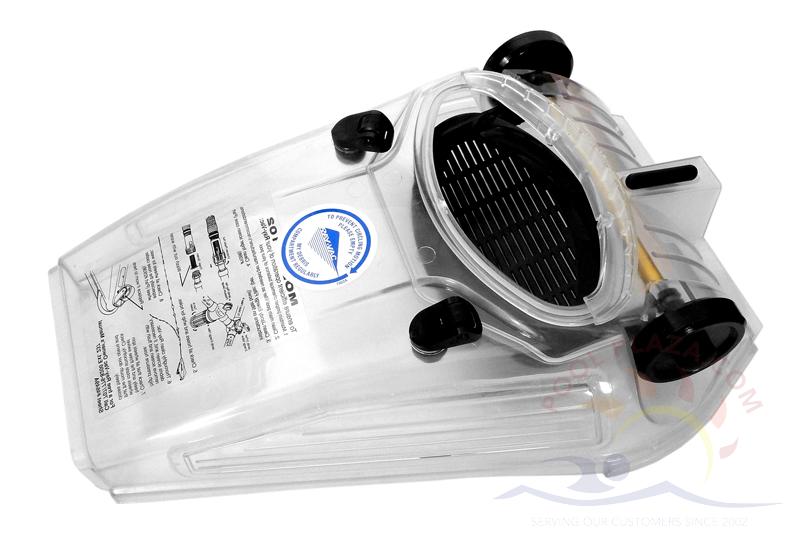 Jandy® Ray-vac™ bottom complete, black standard (R0376600) - Obsolete