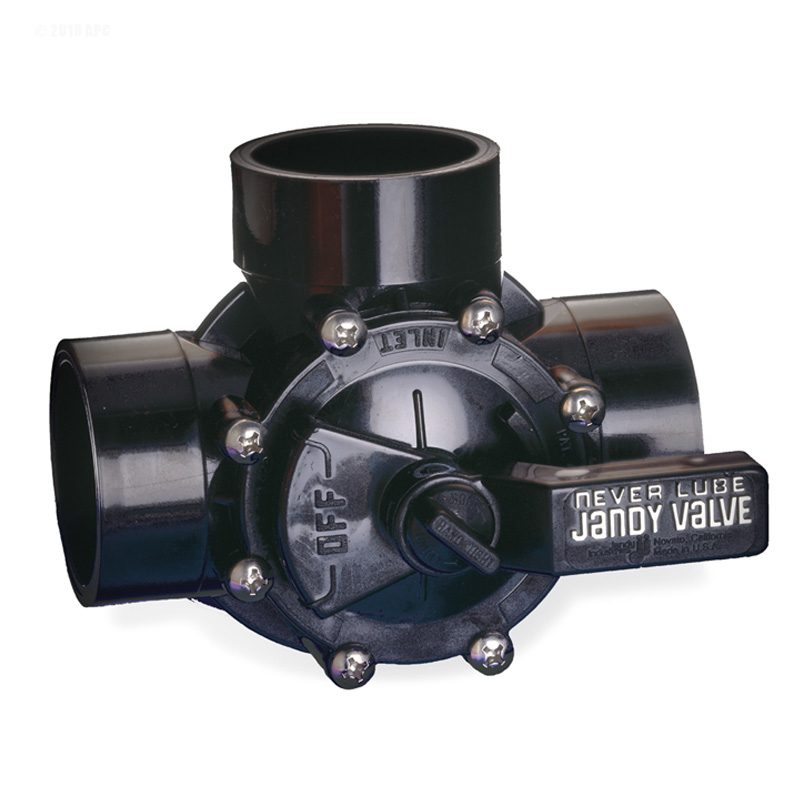 Jandy® Valve, NeverLube, 3 Port, 1.5 in. x 2.0 in. (4715)