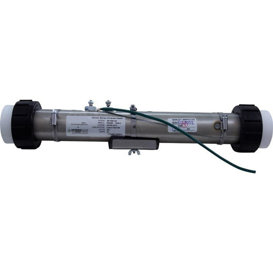 HydroQuip Universal FloThru Heater w/Unions, 15"x2", 230V, 5.5kW (48-1555-HS)