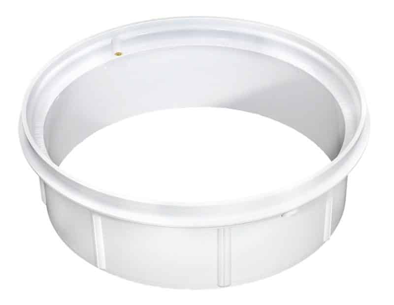 Pentair Bermuda Skimmer, Deck Extension Ring, Gunite, White (516253)