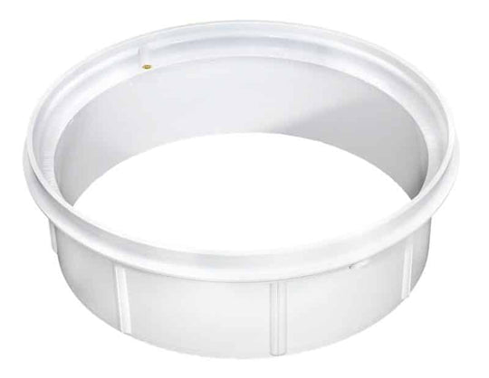 Pentair Bermuda Skimmer, Deck Extension Ring, Gunite, White (516253)