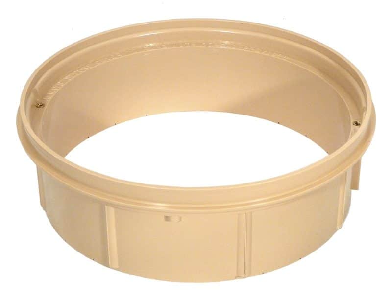 Pentair Bermuda Skimmer, Deck Extension Collar, Gunite, Tan (51-6258)