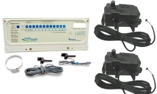 Pentair IntelliTouch Kit, i5+3, Shared Equip., w/2 Actuators (521219)