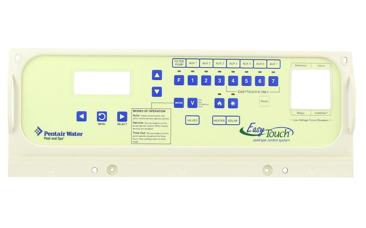 Pentair 521232 EasyTouch®/EasyTouch® PL4/PSL4 Control System Fold Down Bezel Replacement