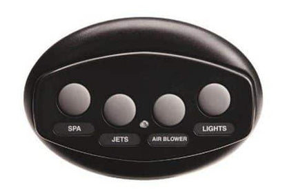 Pentair Intellitouch iS4 4-Function Spa-side Remote, Black, 250 ft cord (520260) use (521894)