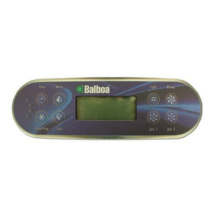 Balboa Complete Topside Control w/Overlay, Oval w/8 Buttons, 84" Cord (52649-01)