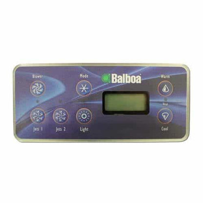 Balboa Serial Standard Digital Control Panel, Rectangular, 7-Button w/84" Cable (53189-01)