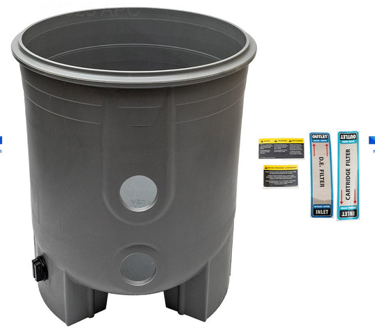Waterway Crystal Water 550-4407 Filter Body with Labels