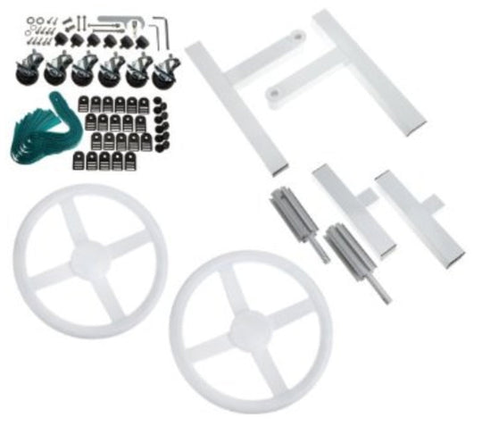 GLI Monsoon Ig Reel System Base Kit Gli Ig Reel System Base Kit Monsoon for 3" Oe 4" Tube Nla - 55-0000MS-BK