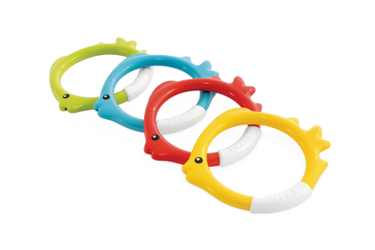 Intex Underwater Fish Rings Age 6-UP 4 Color - 55507E