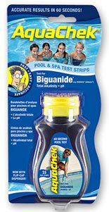Aquacheck Biguanide Test Strips, 25 strips per bottle (561625)