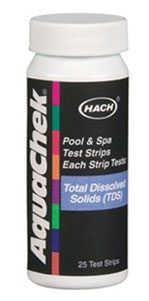 Aquacheck Water Test Strip for Total Dissolved Solids, 25 Strips per Bottle, 12/Cs. (561683)