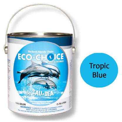 SAU-SEA Semi-Gloss Rubber Tropic Blue - 5 Gallons - 5ECSGRTB