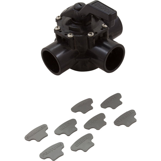 Waterway TruSeal 1-1/2" x 2" 3-Way Diverter Valve - 600-7200-CPVC