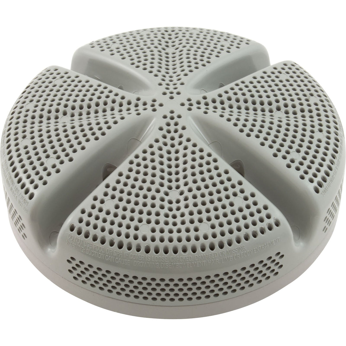 Waterway with 1.5" Threaded Wall Ftg 6"GRY Ultra Suction - 640-8247 V