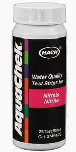 Aquacheck Nitrate Test Strip, 25 strips per bottle (641426)
