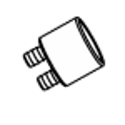 Jacuzzi Air Manifold, 2 Port, 1 in. Slip Cap with 3/8 in. barbs (6540-130) (672-4010)