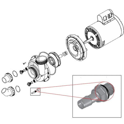 Jacuzzi Hose Barb O-Ring (2009+) (6540-263)