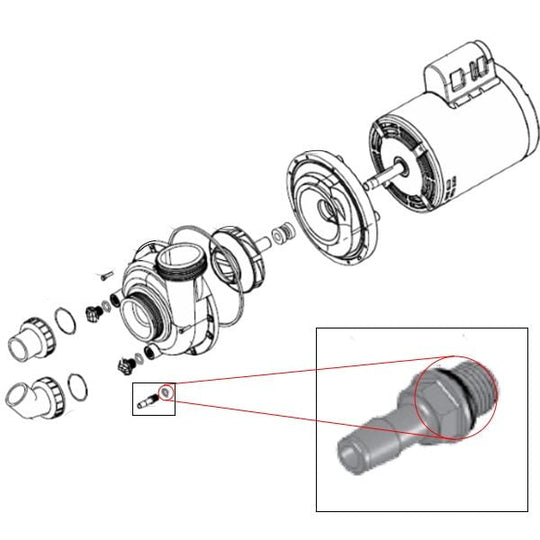 Jacuzzi Hose Barb O-Ring (2009+) (6540-263)