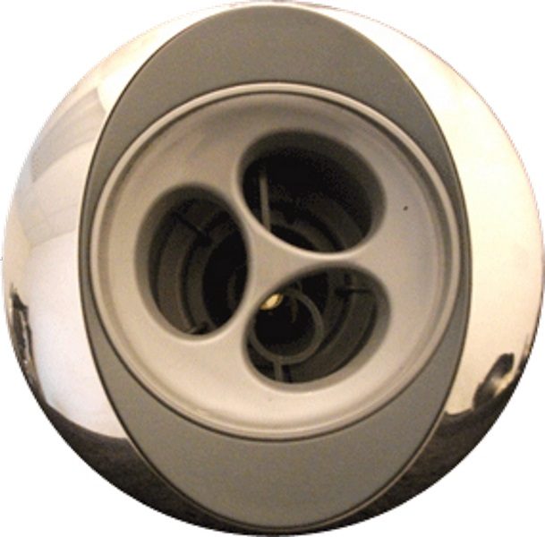 Jacuzzi PowerPro FX2 V3 Jet Face, Stainless Steel Escutcheon (6541-181)