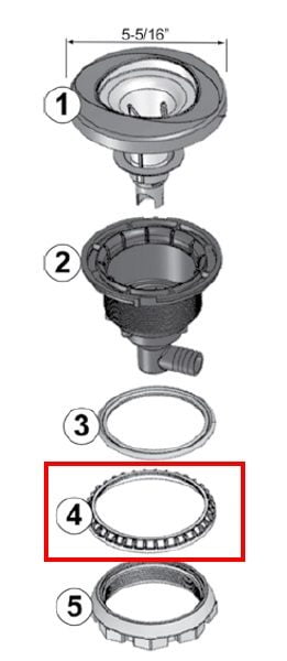 Jacuzzi PowerPro FX2 Self Leveling Washer (202009) (6541-187)