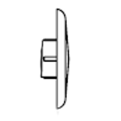 Jacuzzi J-200 LED Bullet Light Flange, 1 in. (2012+) (6560-581) - Obsolete