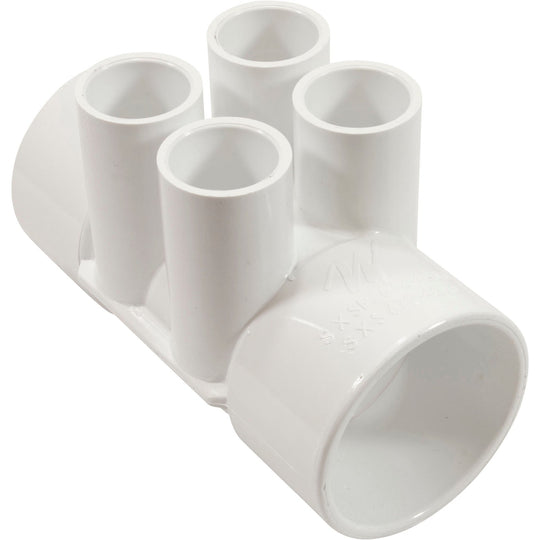 Waterway Manifold 2" S X 2" S X (4) �" Slip Ports - 672-4210