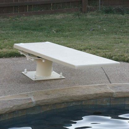 SR Smith Cantilever Jump Stand & Frontier III Diving Board, 8 ft., White (68-209-5982)