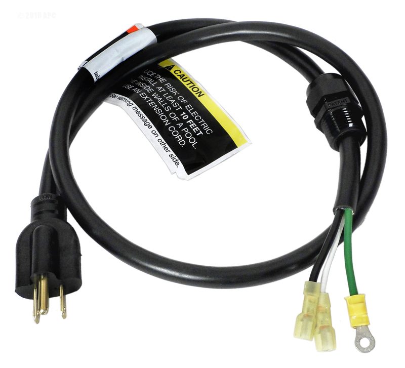 Pentair OptiFlo/Dynamo 3 ft Power Cord, Standard Plug (79137800)