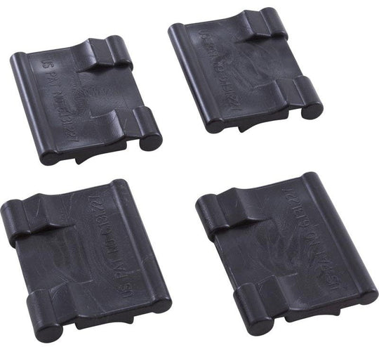 Poolvergnuegen (The Pool Cleaner) Brackets for Skirts, Black (Pkg 4) (896584000-648