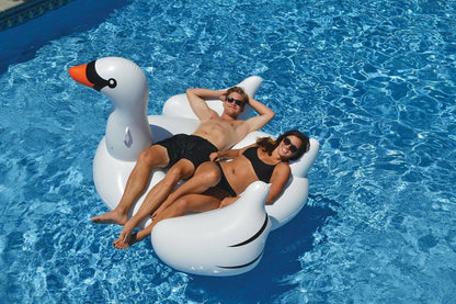 Giant Swan Ride On Inflatable Pool Float (T9933) (90621)