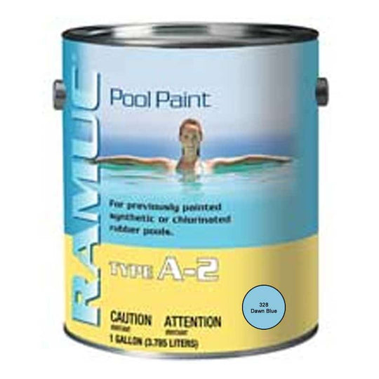 Ramuc Rubber Pool Paint, Gallon, Type A-2, Dawn Blue (962232801)