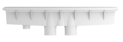 A&A AVSC DUAL PEBBLE TOP CHANNEL DRAIN LT GRAY PHX